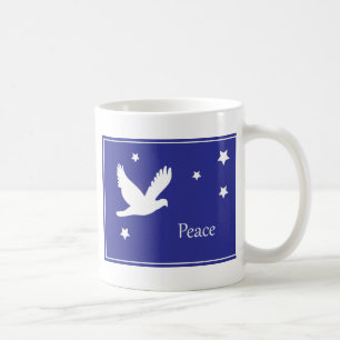 Caneca De Café pomba da paz