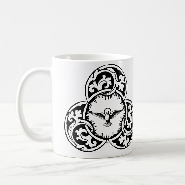 Caneca De Café Pomba do Espírito Santo símbolo cristão (Esquerda)