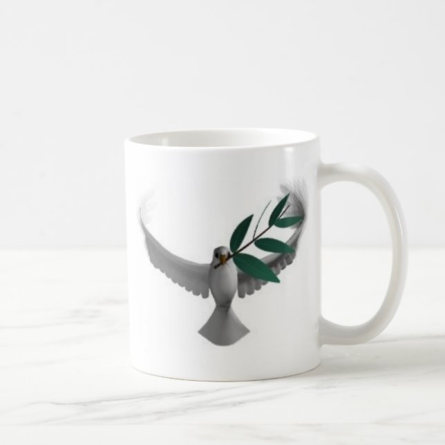 Caneca De Café Pomba-olivebranch (Direita)