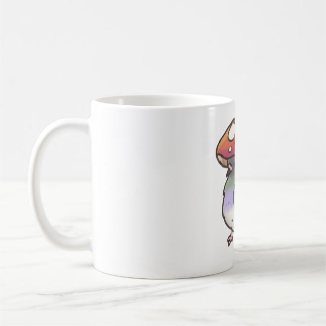 Caneca De Café Pombo de cogumelos (Esquerda)