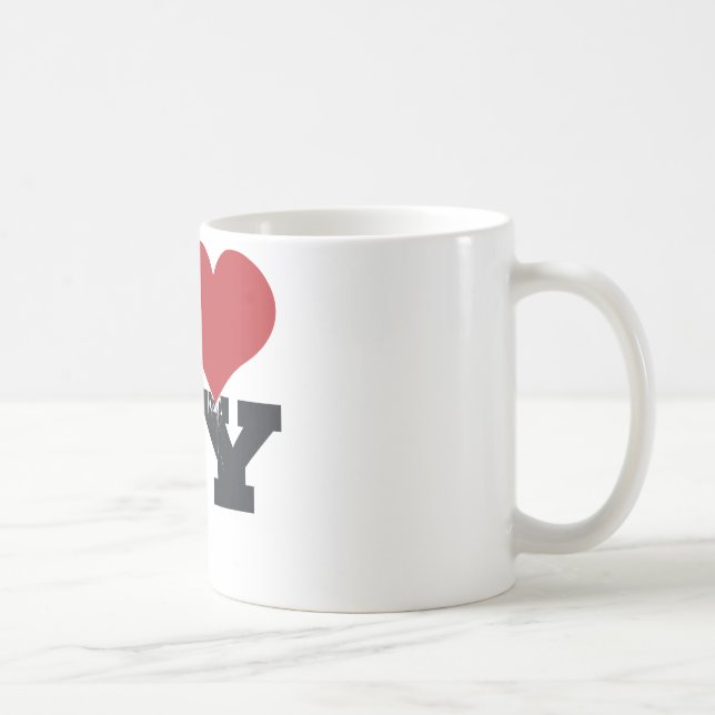 Caneca De Café Pombo de NY (Direita)