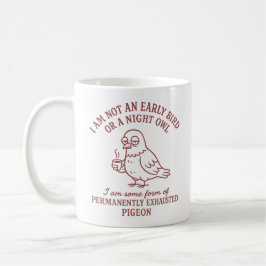 Caneca De Café pombo exausto