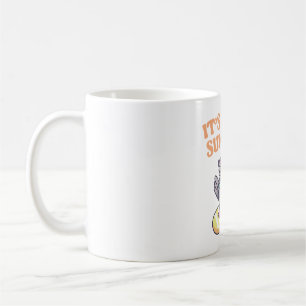 Caneca De Café Pombo No Surfboard É Um Engraçado De Verão