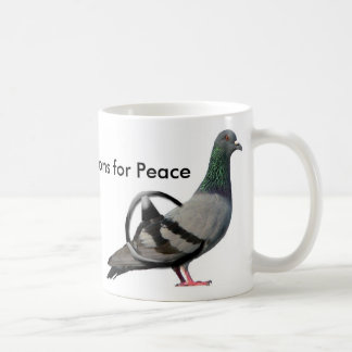 Caneca De Café Pombos para a paz
