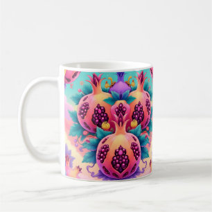 Caneca De Café Pomegranato Colorido