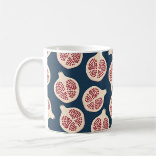 Caneca De Café Pomegranato sem soldadura, fundo com pombos