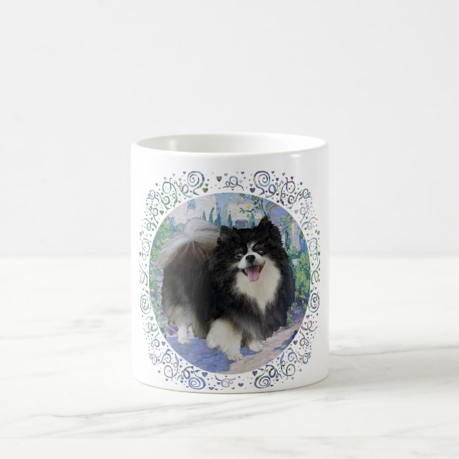 Caneca De Café Pomerânia no Jardim de Flores (Centro)