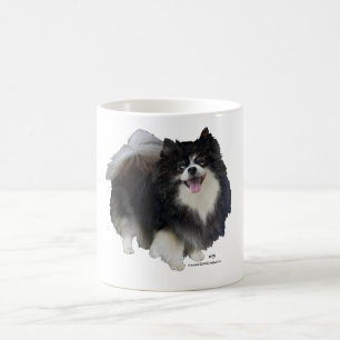 Caneca De Café Pomerânia Preto