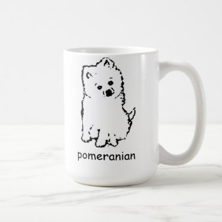 caneca de café pomeranian