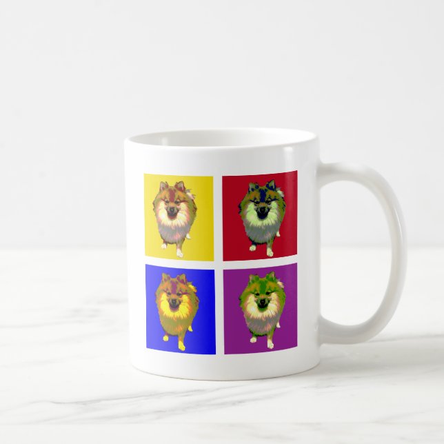 Caneca De Café Pomeranian (Direita)