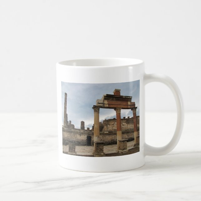 Caneca De Café Pompeii - colunas restantes da arcada (Direita)