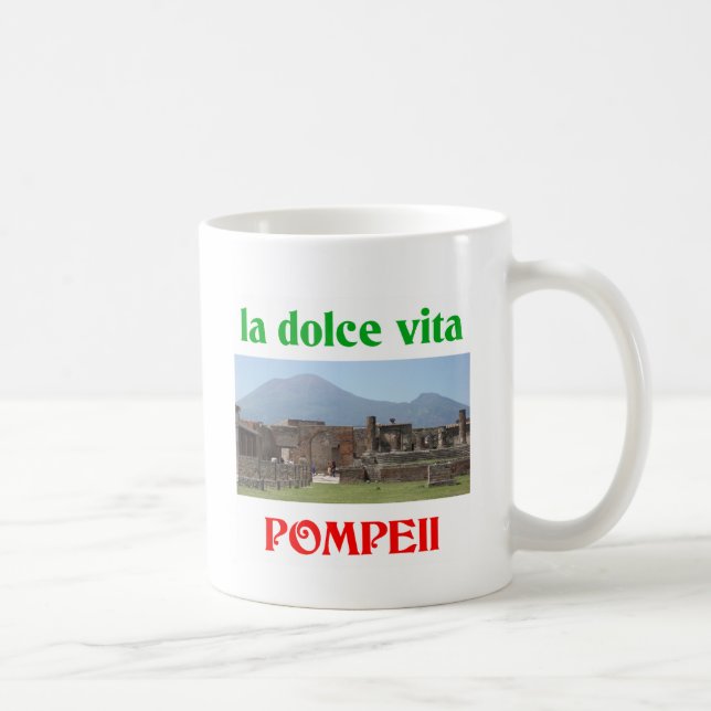Caneca De Café Pompeii Italia (Direita)