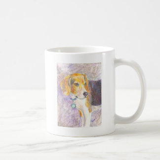 Caneca De Café Pondering o filhote de cachorro