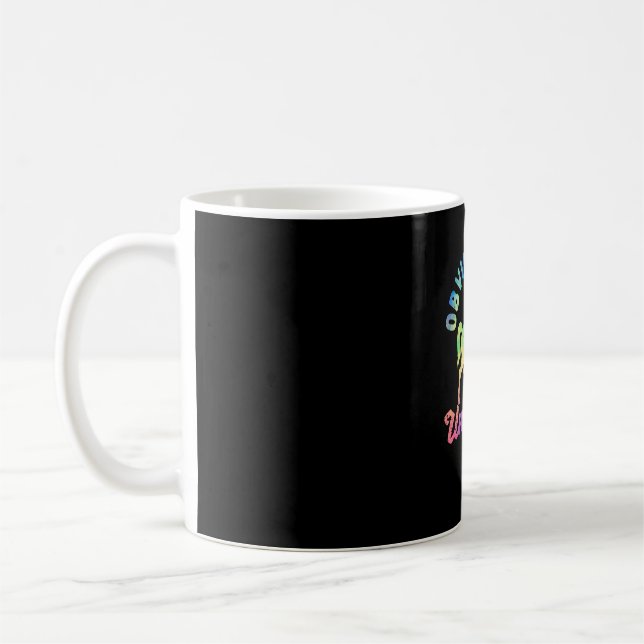 Caneca De Café Pônea de pônei de silhueta engraçada (Esquerda)
