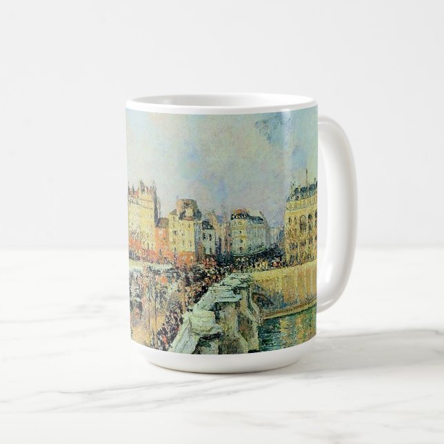 Caneca De Café Pont Neuf, Tarde, Sunlight Camille Pissarro (Frente Esquerda)