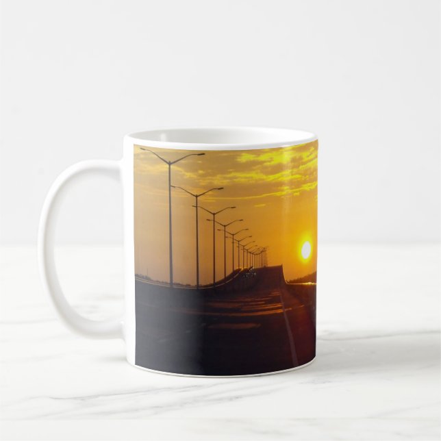 Caneca De Café Ponte Bay no Sunset (Esquerda)