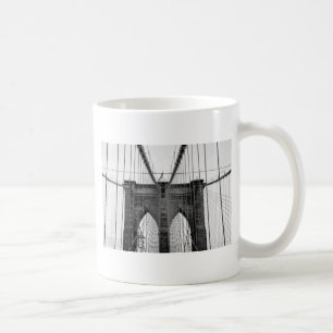 Caneca De Café Ponte Black White Brooklyn Nova York