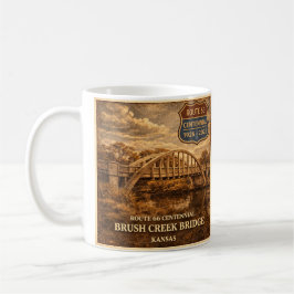 Caneca De Café Ponte Brush Creek Rota 66 Centenário Lembrança