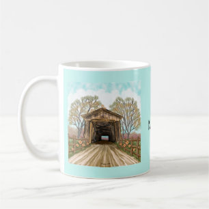 Caneca De Café Ponte Coberta de Verão