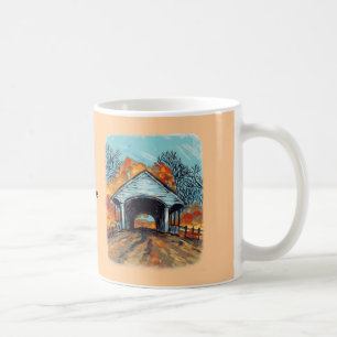 Caneca De Café Ponte coberta pela queda