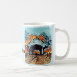 Caneca De Café Ponte coberta pela queda