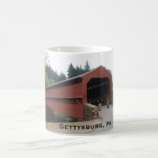 Caneca De Café Ponte coberta pela Sachs perto de Gettysburg PA (Centro)