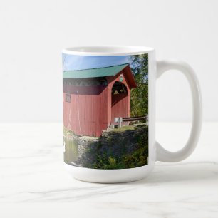 Caneca De Café Ponte Coberto de Arlington em Vermont