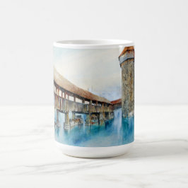Caneca De Café Ponte da Capela em Luzerna (Suiça)