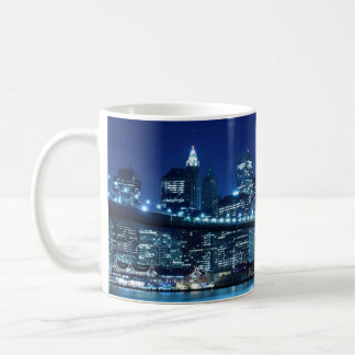 Caneca De Café Ponte de Brooklyn e skyline de Manhattan