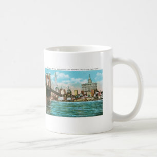 Caneca De Café Ponte de Brooklyn, Woolworth e Municipal…