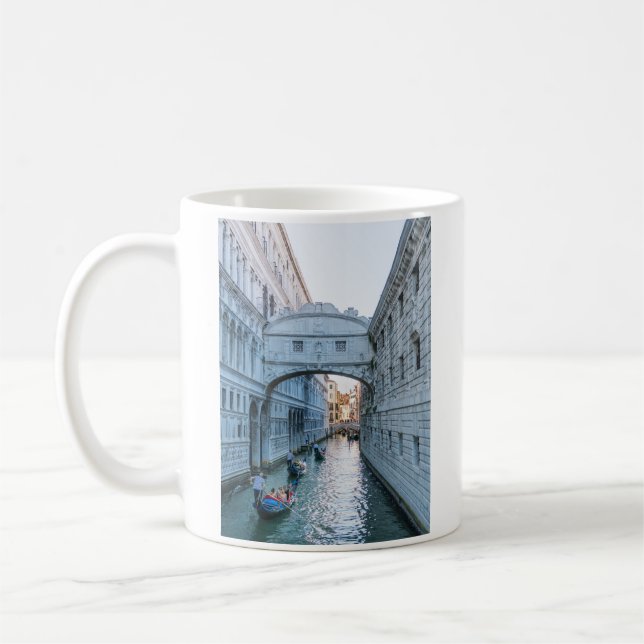 Caneca De Café Ponte de Sighs Venice Itália (Esquerda)