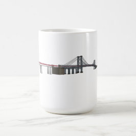 Caneca De Café Ponte de Williamsburg: modelo 3D: