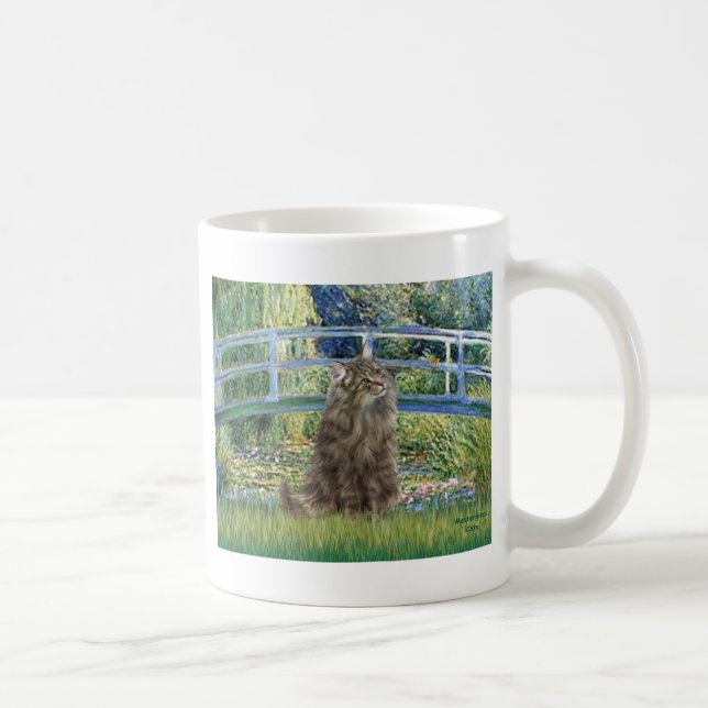 Caneca De Café Ponte - gato Floresta Norueguesa (Direita)