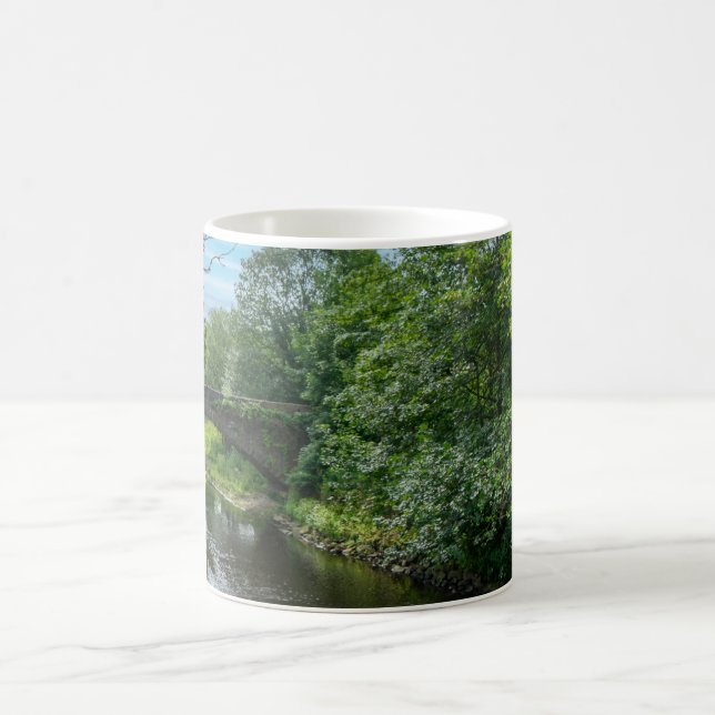 Caneca De Café Ponte Hawksclough sobre o rio Calder (Centro)