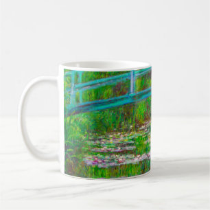 Caneca De Café Ponte Monet Japonesa e Lírios de Água