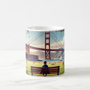 Caneca De Café Ponte Ouro de São Francisco