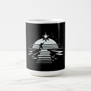 Caneca De Café Ponte para as Estrelas: Símbolo da Esperança