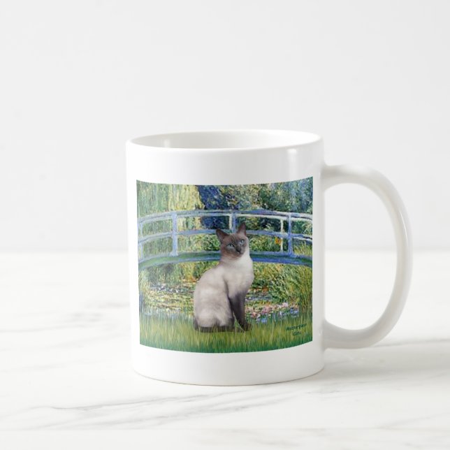 Caneca De Café Ponte - Siamese 24 (ponto azul) (Direita)
