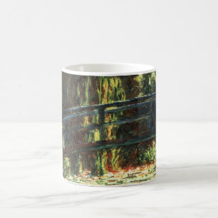 Caneca De Café Ponte sobre a Lagoa de Nenúfares por Claude Monet