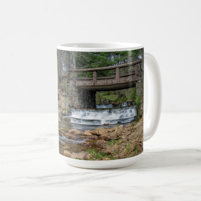 Caneca De Café Ponte sobre o Hickory Run (Frente Esquerda)