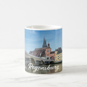 Caneca De Café Ponte Stone em Regensburg, Alemanha