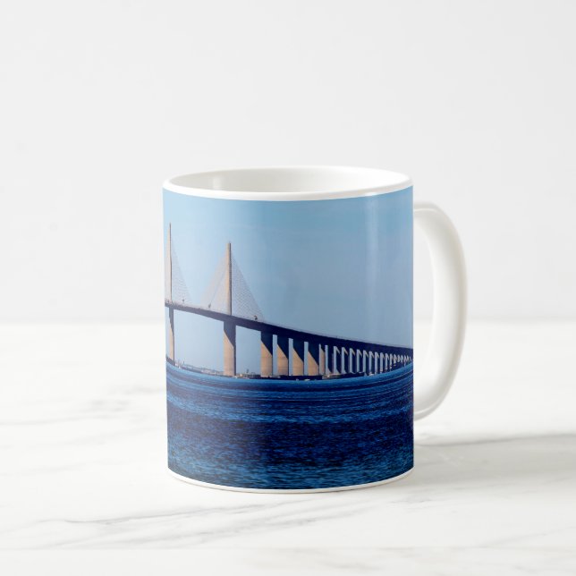 Caneca De Café Ponte Sunshine Skyway (Frente Esquerda)