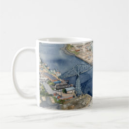 Caneca De Café Ponte Transportadora de Middlesborough