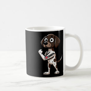 Caneca De Café Ponteiro Alemão Curto Que Adoro O Vovô Engraçado
