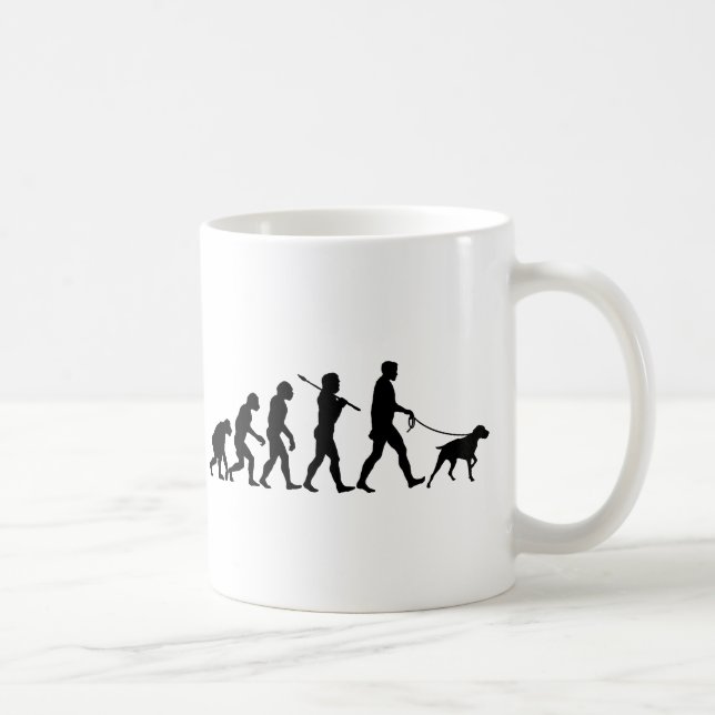 Caneca De Café Ponteiro de cabelos curtos alemão (Direita)