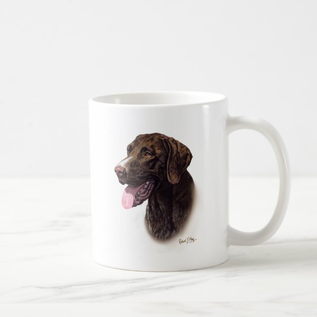 Caneca De Café Ponteiro de cabelos curtos alemão (Direita)