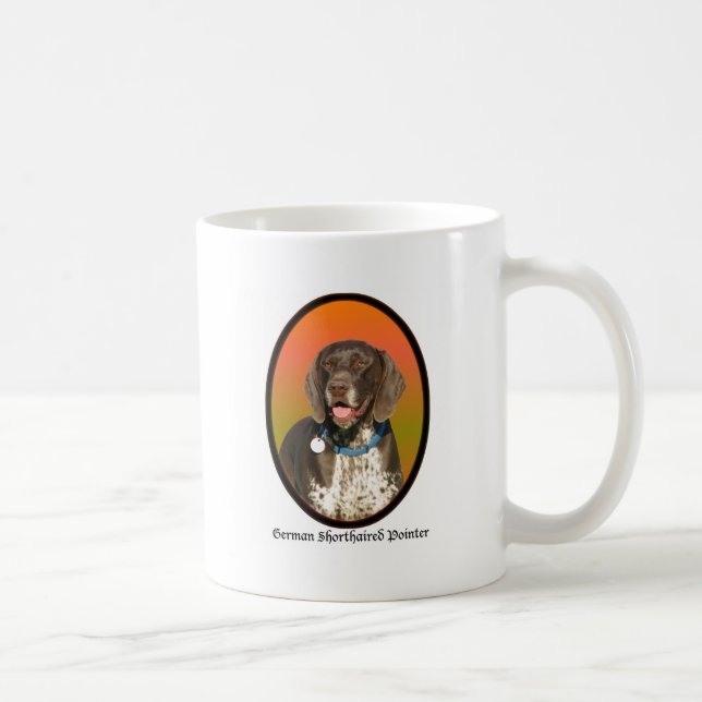 Caneca De Café Ponteiro de cabelos curtos alemão (Direita)