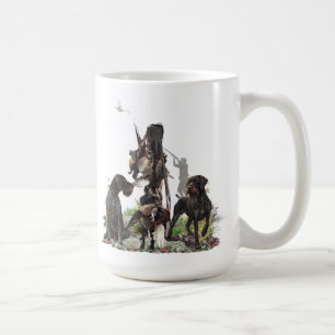 Caneca De Café Ponteiros de caça alemães, faisões de caça