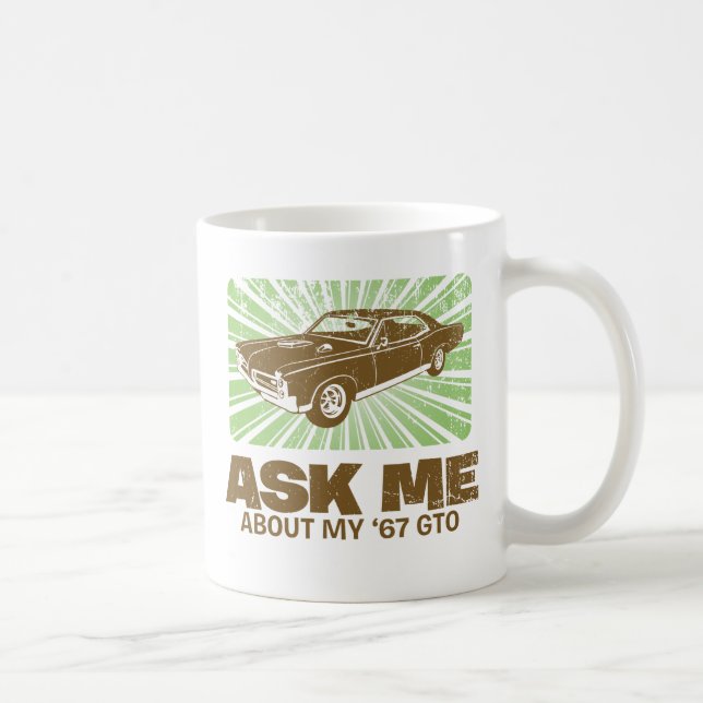 Caneca De Café Pontiac 1967 GTO (Direita)
