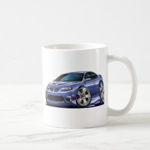 Caneca De Café Pontiac 2004-06 carro azul/cinzento de GTO